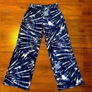 Sunny Leigh Blue & White Tie Dye Pants
